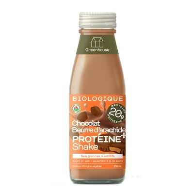 Greenhouse Chocolat Beurre d’arachide Protéine+ Shake 300 mL 300 ml, 2,33 $/100ml