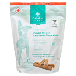 Caledon Farms Gâteries pour chiens bâtonnets dentaires arôme de poulet et de bacon format économique 626 g, 3,19 $/100g