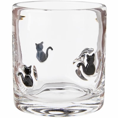 Life at Home Black Cat Icon Glass 1 ea, $9.00/1ea