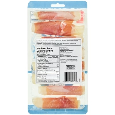 Rouleaux antipasto à emporter prosciutto et provolone