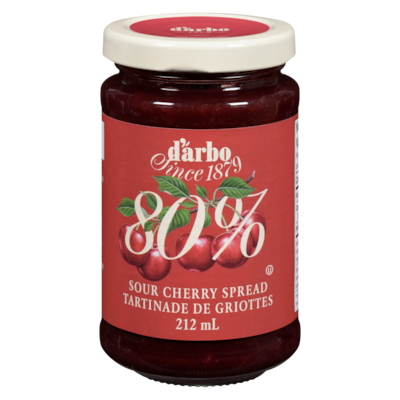 Darbo Sour Cherry Spread 212 ml, $3.30/100ml