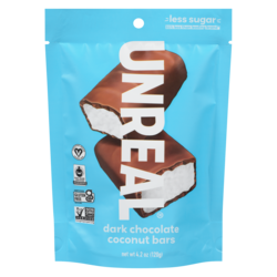 UNREAL Dark Chocolate Coconut Bars 120 g, $8.33/100g