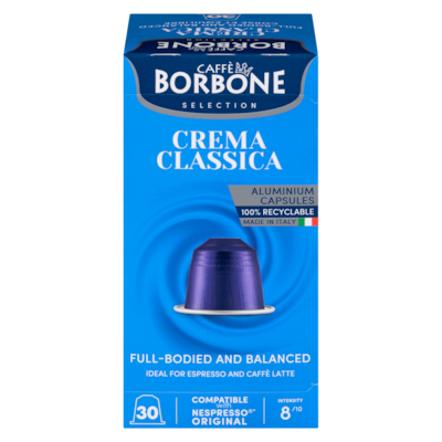 Caffe Borbone Aluminium Capsules Crema Classica 30 ea, $0.53/1ea