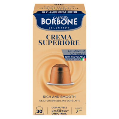 Caffe Borbone Aluminium Capsules Crema Superiore 30 ea, $0.53/1ea