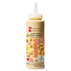 le Choix du Président Tartinade au hummus « Pressez et garnissez » 255 ml, 2,35 $/100ml