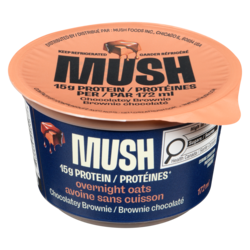 MUSH Protein Overnight Oats, Chocolatey Brownie 172 ml, $1.91/100ml