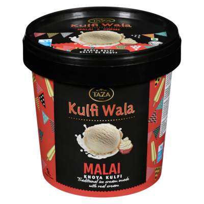 Taza Khoya Kulfi Malai 1 l, $1.20/100ml
