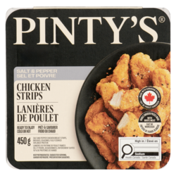 Pinty's Chicken Strips Salt & Pepper 450 g, $2.22/100g