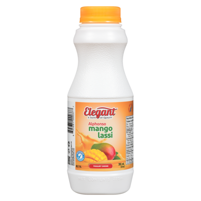 Elegant Yogurt Drink, Alphonso Mango Lassi 355 ml, $0.62/100ml