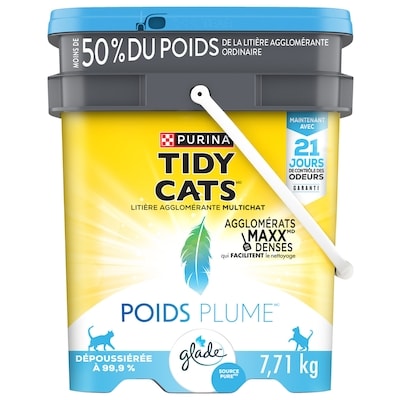 Tidy Cats Tidy Cats poids plume litière pour chats 7710 g, 0,44 $/100g