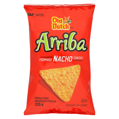 Old Dutch Tortilla Chips Nacho Cheese Flavour 235 g, $1.70/100g