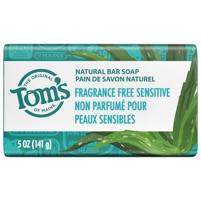 Tom's of Maine Fragrance Free Sensitive Natural Bar Soap 141 g, $7.09/100g