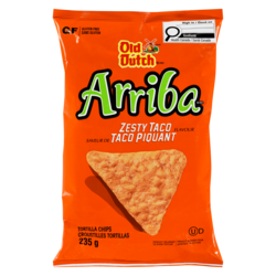 Old Dutch Croustilles tortillas taco piquant 235 g, 1,70 $/100g