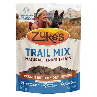 ZUKES Zuke's Trail Mix Dog Treats Peanut Butter & Oats Recipe 170 g, $6.17/100g