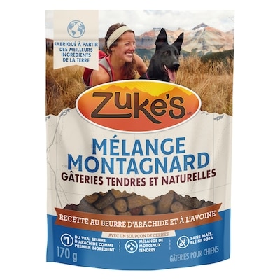 ZUKES Zuke's gâteries pour chiens recette au beurre d'arachide et à l'avoine 170 g, 5,59 $/100g