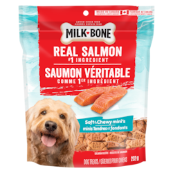 Milkbone Dog Treats Soft & Chewy Mini's Salmon Recipe 252 g, $1.98/100g
