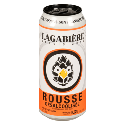 LAGABIERE Bière désalcoolisée rousse 473 ml, 0,84 $/100ml