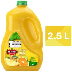 Del Monte Pineapple-Orange Juice Blend 2.5 l, $0.34/100ml