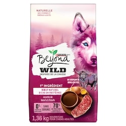 Purina Beyond wild nourriture sèche pour chiens recette de bœuf et d'œufs 1360 g, 1,25 $/100g
