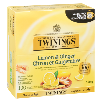 Flavoured Herbal Tea Lemon & Ginger Value Pack