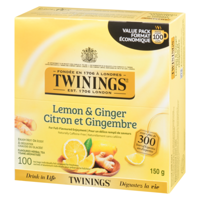 Flavoured Herbal Tea Lemon & Ginger Value Pack