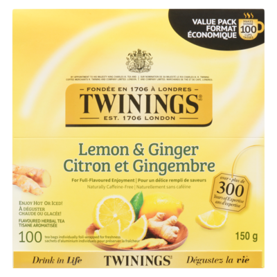 Flavoured Herbal Tea Lemon & Ginger Value Pack