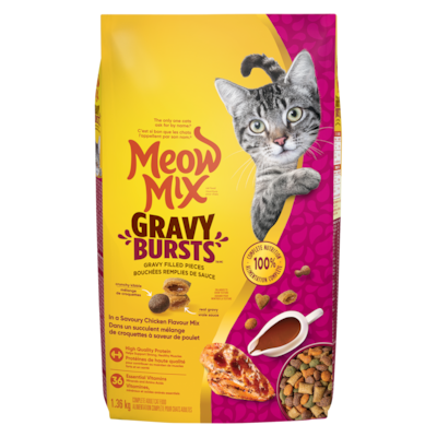 Meow Mix Complete Adult Cat Food In A Savoury Chicken Flavour Mix 1360 g, $1.14/100g