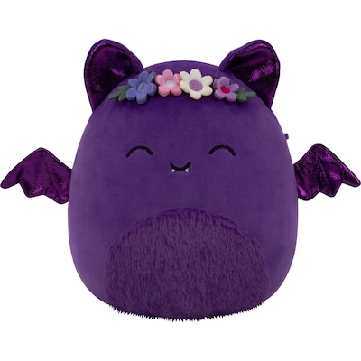 Squishmallows Halloween 8" Plush - Blas the Purple Bat with Fuzzy Purple Belly and Flower Crown 1 ea, $16.00/1ea