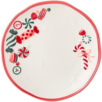 Life at Home Assiette à salade à motif de sucreries – rouge 1 ea, 7,00 $/1ch