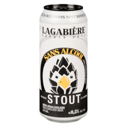 LAGABIERE Bière désalcoolisée stout à l'avoine 473 ml, 0,84 $/100ml