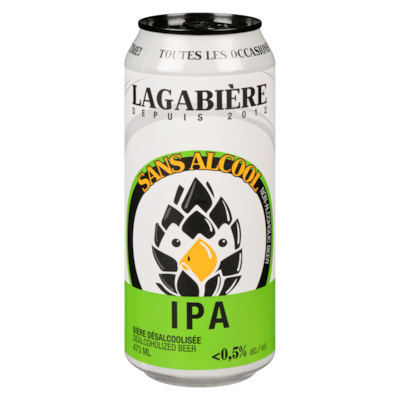 LAGABIERE Bière désalcoolisée ipa 473 ml, 0,84 $/100ml