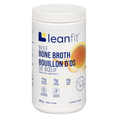 LeanFit Bouillon d'os de bœuf poudre 285 g, 13,33 $/100g