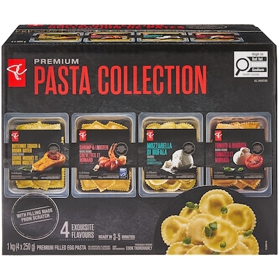 President's Choice Premium Pasta Collection 4x350.0 g, $1.79/100g