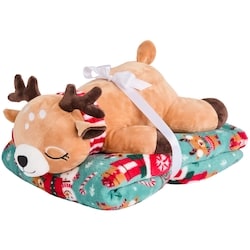 Life at Home Ensemble 2 pièces avec peluche et couverture pour enfants – chevreuil 1 ea, 20,00 $/1ch