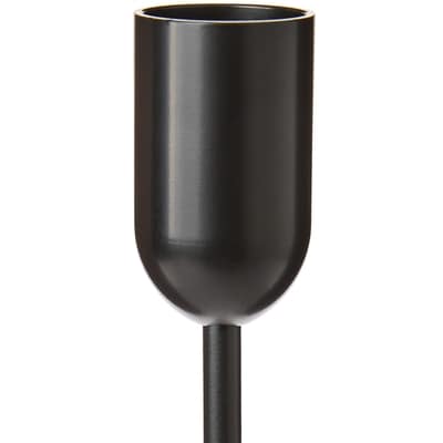 Taper Candle Holder 5 in - Matte Black