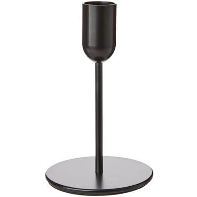 Life at Home Bougeoir pour chandelle effilée de 5 po – noir mat 1 ea, 6,00 $/1ch