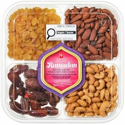 President's Choice Ramadan Dried Fruit and Nut Tray 555 g, $2.34/100g