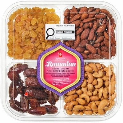 le Choix du Président Plateau de fruits séchés et de noix du ramadan 555 g, 2,34 $/100g