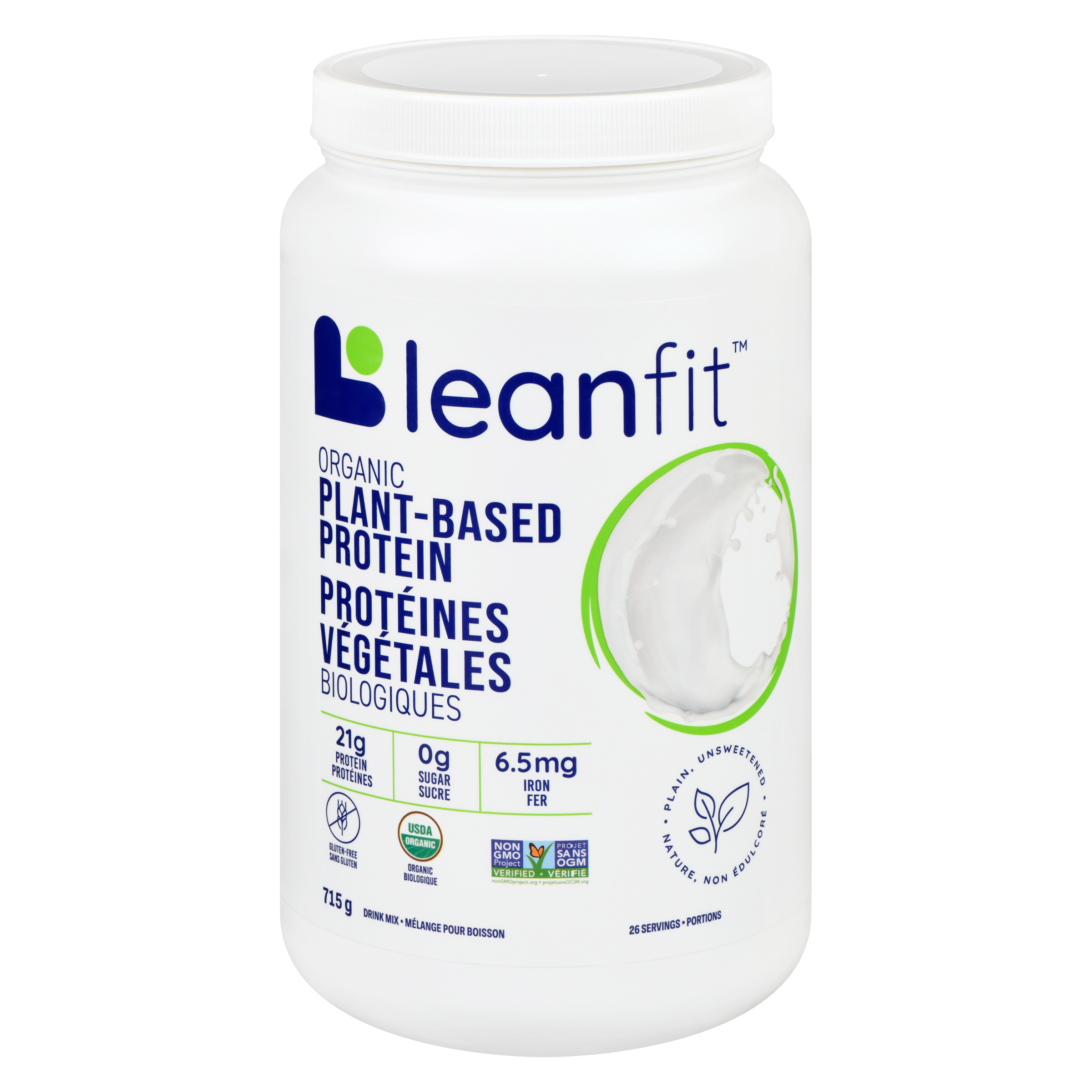 Leanfit Drink Mix Plain, Unsweetened 702 g, $7.12/100g