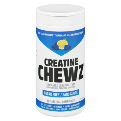 PVL Essentials Comprimés de créatine à mâcher limonade à la framboise bleue 369 g, 9,21 $/100g