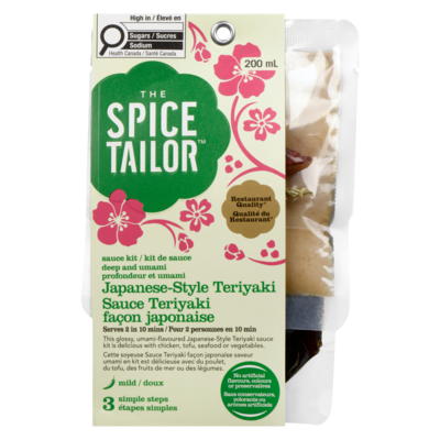 The Spice Tailor Sauce Kit Japanese-Style Teriyaki Mild 200 ml, $2.90/100ml
