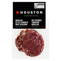 Houston Avenue Bar & Grill Beef Seasoned Tenderloin Medallion 170 g, $9.99/100g