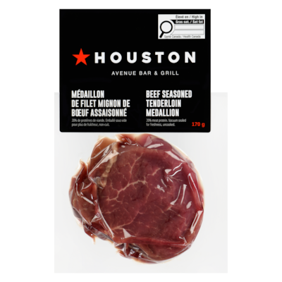 Houston Avenue Bar & Grill Médaillon de filet mignon de bœuf assaisonné 170 g, 9,99 $/100g