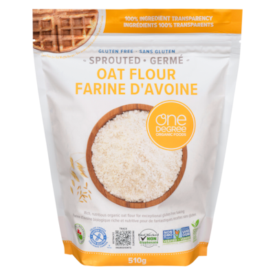One Degree Farine d'avoine sans gluten germé 510 g, 1,96 $/100g