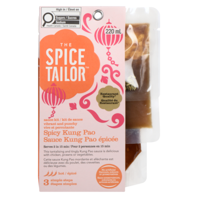 The Spice Tailor Sauce Kit Spicy Kung Pao Hot 220 ml, $2.63/100ml