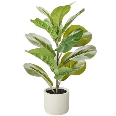 Life at Home Faux Fiddle Fig Plant with Pot 1 ea, $30.00/1ea