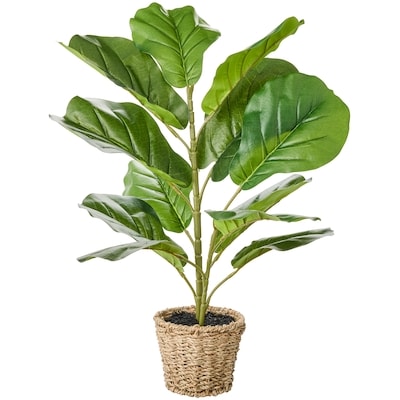 Life at Home Faux Fiddle Leaf Fig Plant with Pot 1 ea, $40.00/1ea
