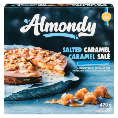 null Cake With Salted Caramel Topped With Crunchy Peanuts 420 g, $2.62/100g
