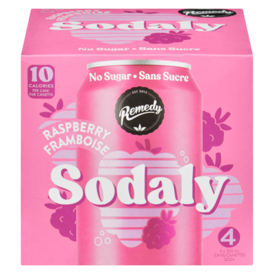 Remedy Sparkling Beverage, Raspberry, 4 Pack 4x355.0 ml, $0.70/100ml