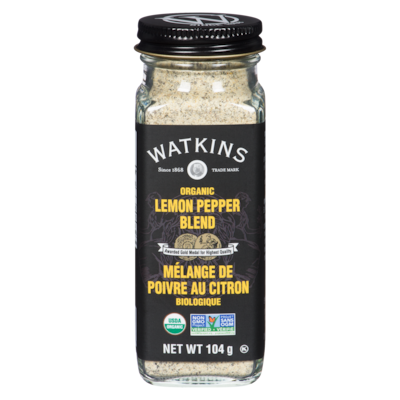 Watkins Mélange de poivre au citron biologique 104 g, 8,64 $/100g